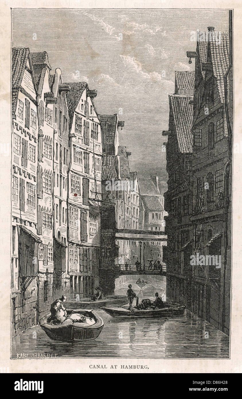 DEUTSCHLAND/HAMBURG ENDE 19C Stockfoto