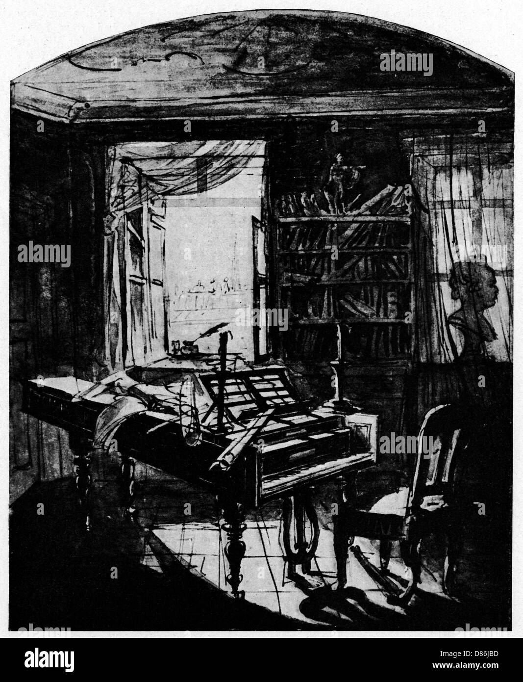 BEETHOVEN/ZUHAUSE IN WIEN Stockfoto BEETHOVEN/ZUHAUSE IN WIEN Stockfoto