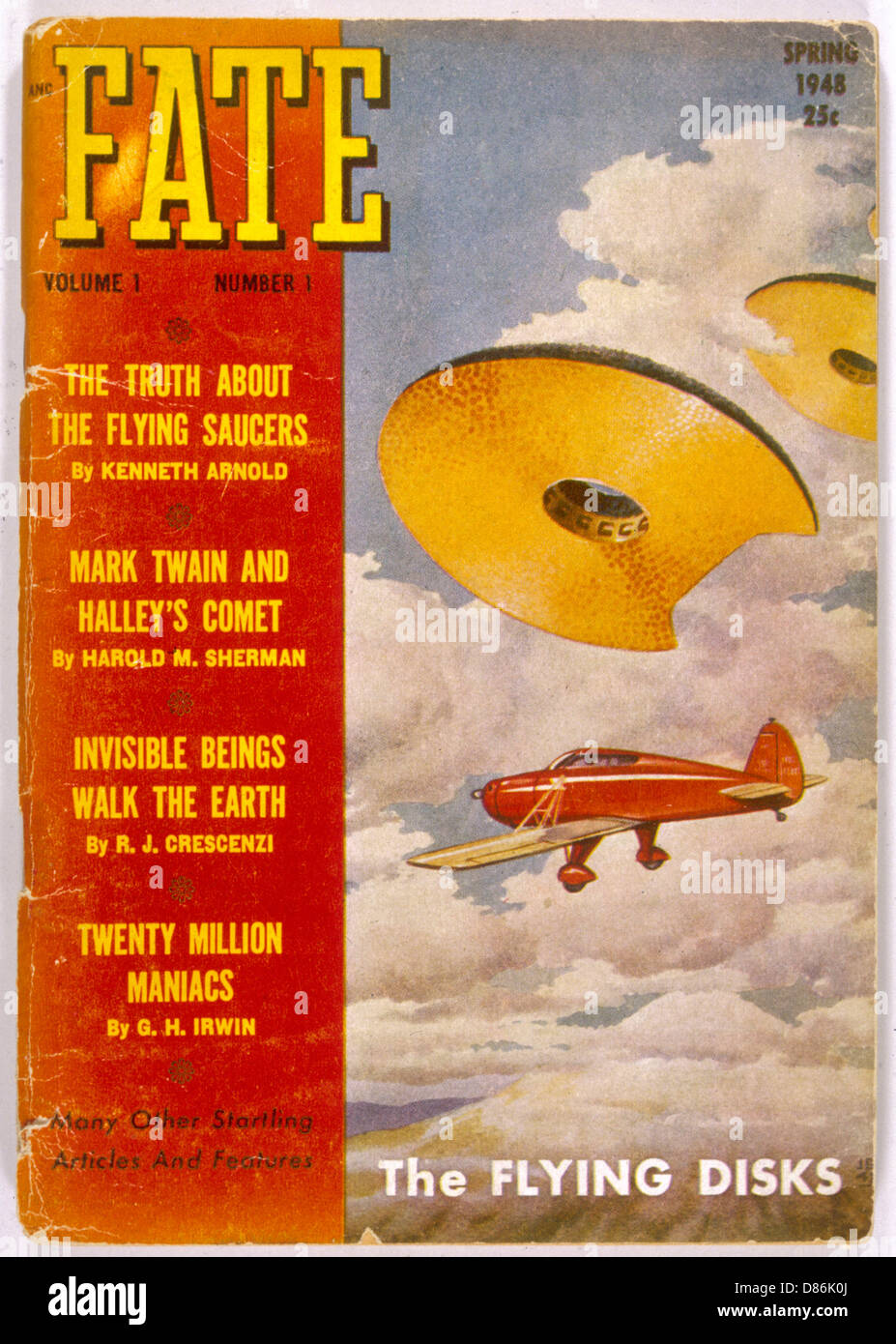 UFOs Arnold 1947 Stockfoto