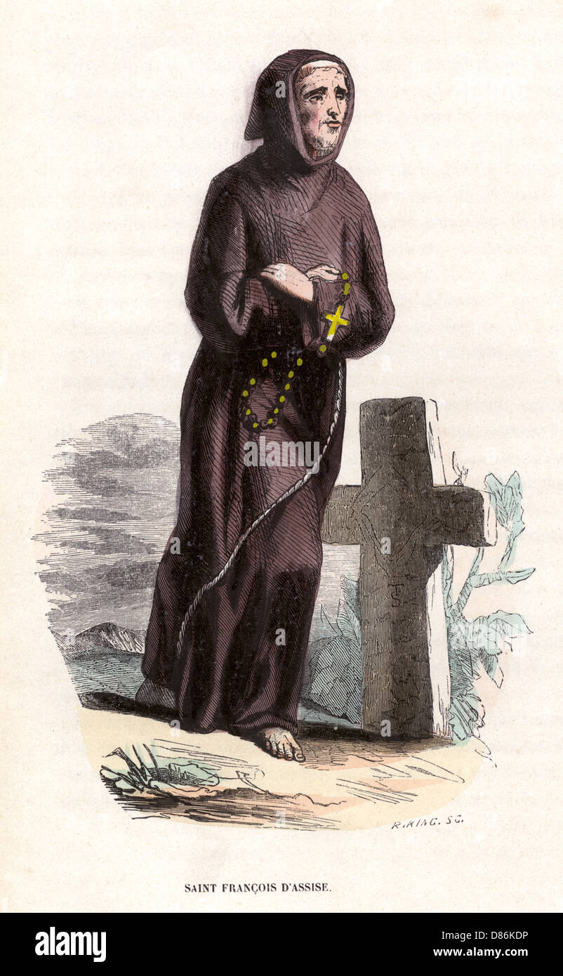 FRANCIS ASSISI Stockfoto