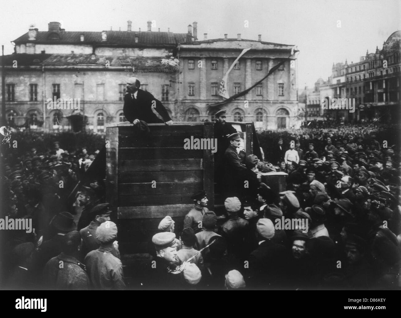 Anon Foto Lenin Trotzki Stockfoto