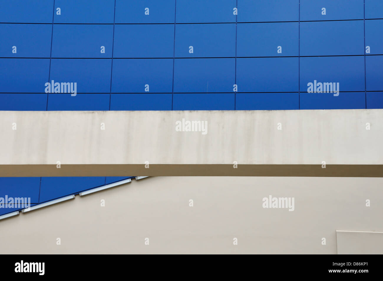 Glasbau Fassade Detail abstrakte Architektur Hintergrund. Stockfoto