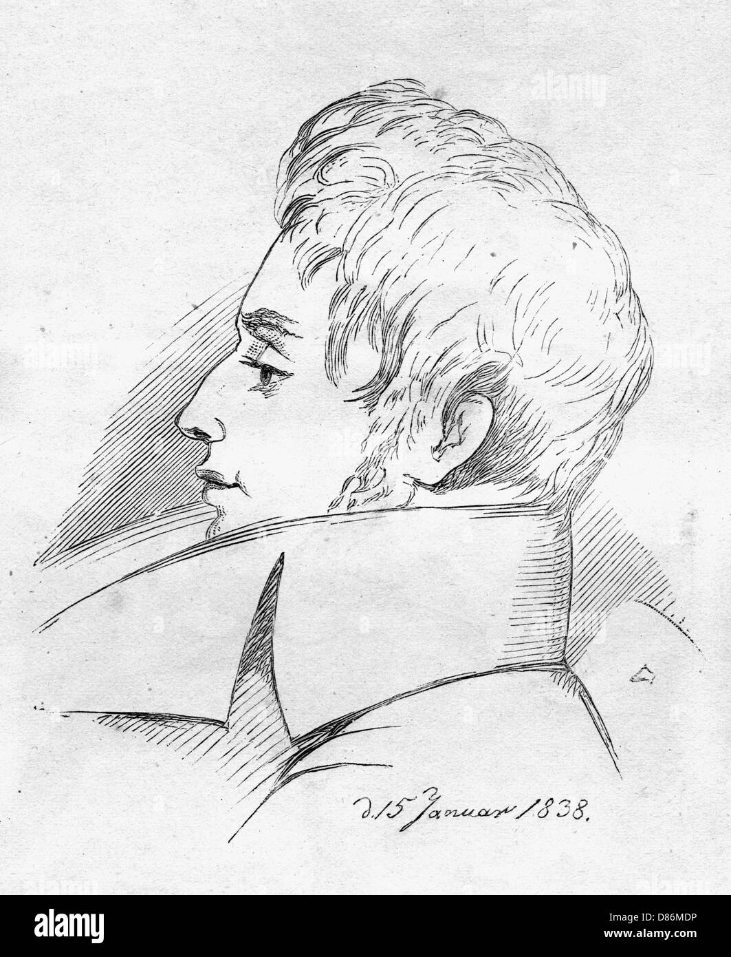 SOREN AABYE KIERKEGAARD Stockfoto