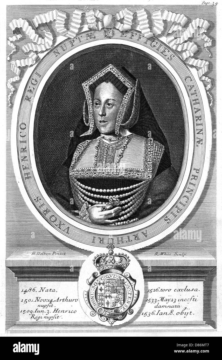 Katharina von Aragon Stockfoto