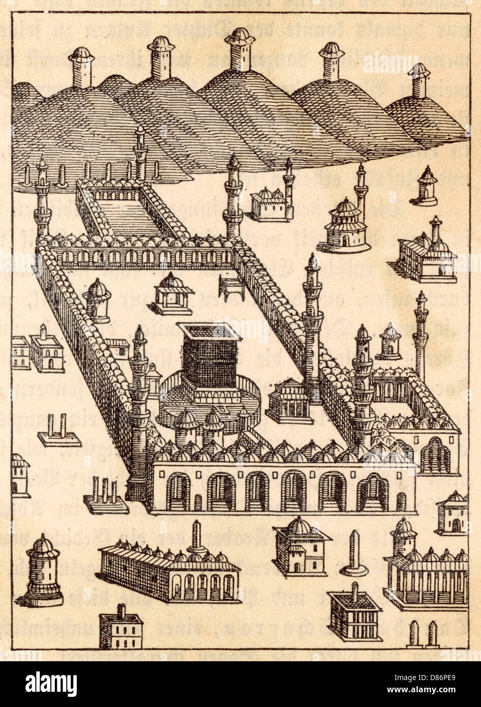 Saudi-Arabien: Mekka im 15.. Jahrhundert Stockfoto