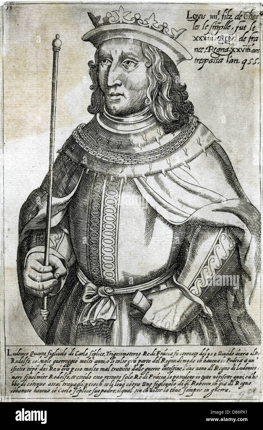 Ludwig IV. Von Frankreich Stockfoto