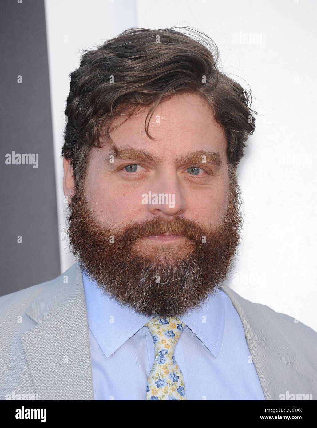 Los Angeles, Kalifornien, USA. 20. Mai 2013. Zach Galifianakis kommt für die Premiere des Films "The Hangover Teil 3" im Dorf Theater. (Bild Kredit: Kredit: Lisa O'Connor/ZUMAPRESS.com/Alamy Live-Nachrichten) Stockfoto