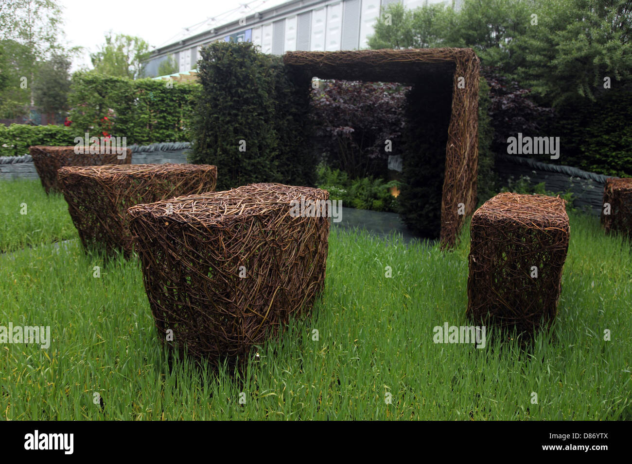 Stockton Bohren als Garten der Natur bestimmt, Schaugarten auf der RHS Chelsea 2013 von Jamie Dunstan Stockfoto