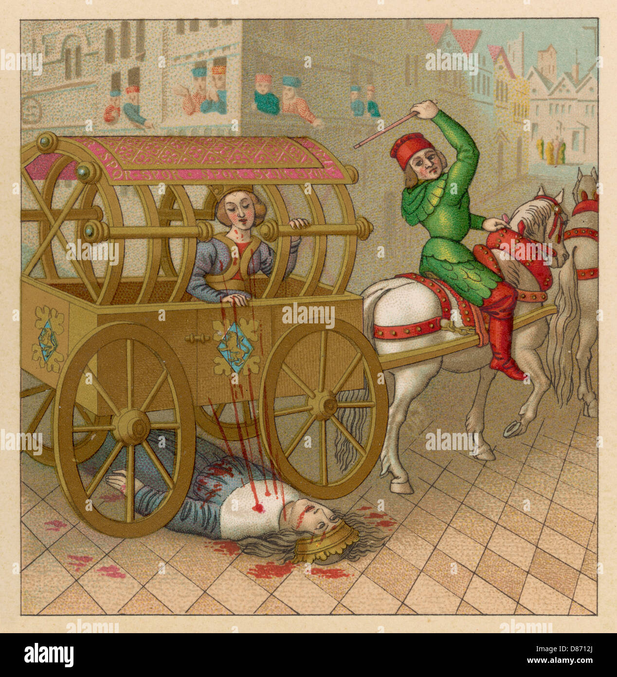 15.. Jahrhundert Kutsche 1 Stockfoto