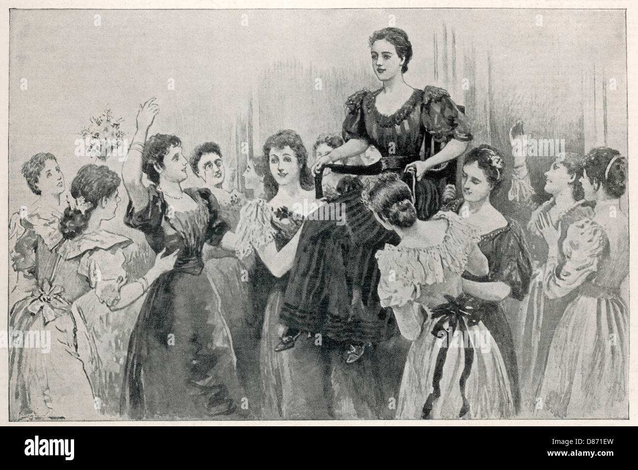 LADY WRANGLER, 1894. JUNI Stockfoto