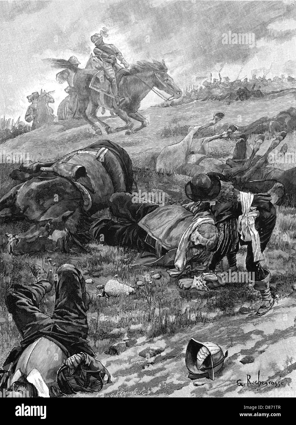 TOD VON GUSTAVUS Stockfoto