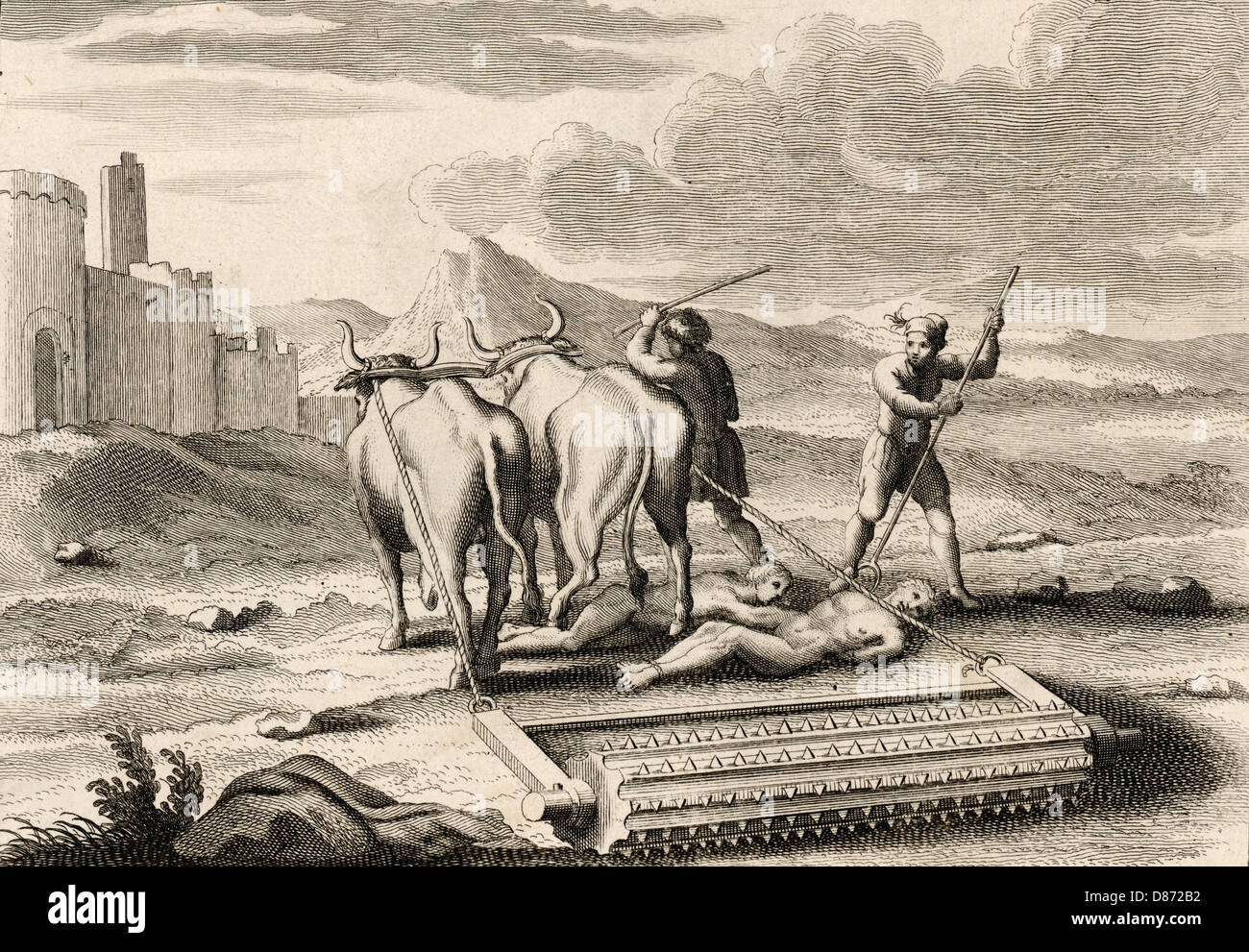 HINRICHTUNG/ZERQUETSCHUNG/MÄNNER Stockfoto