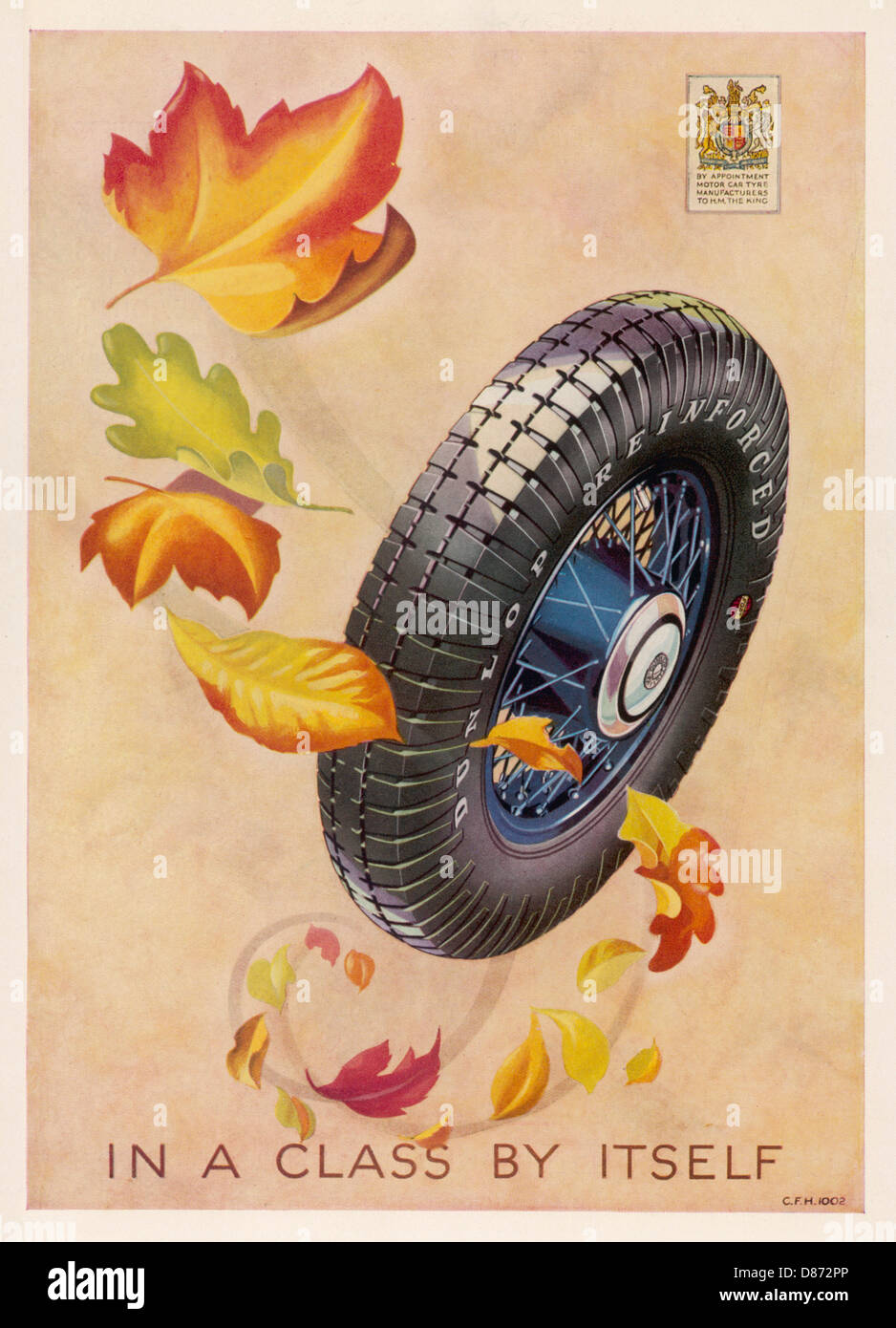 DUNLOP-REIFEN 1931 Stockfoto