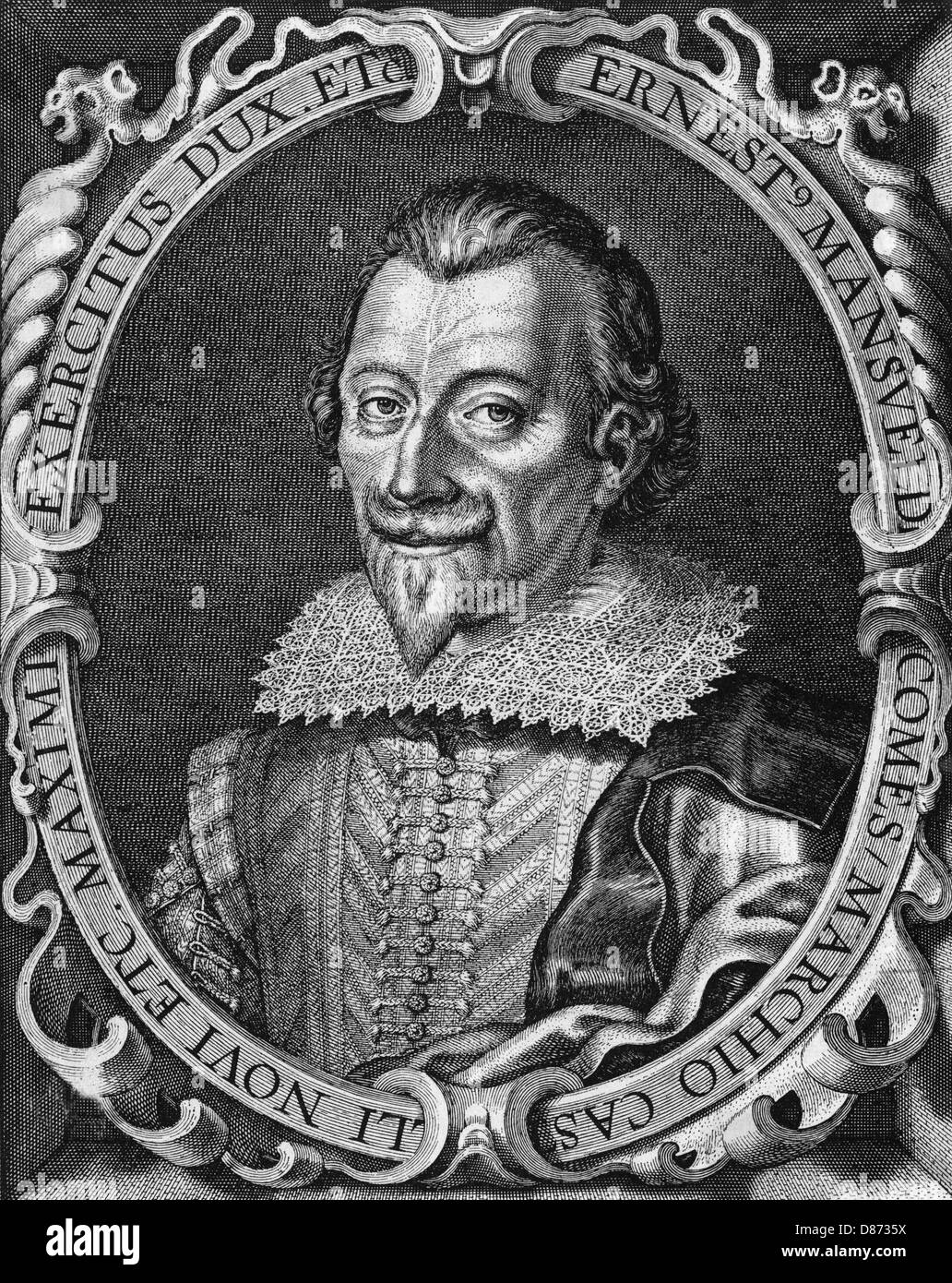 PETER ERNST VON MANSFELD Stockfoto