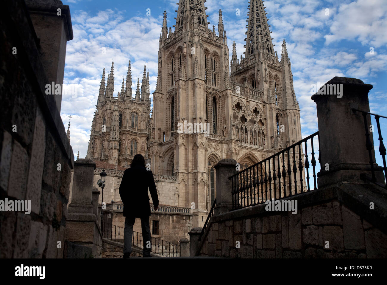 Kathedrale von Burgos. Gotischen Stil. XIII. Jahrhundert Stockfoto