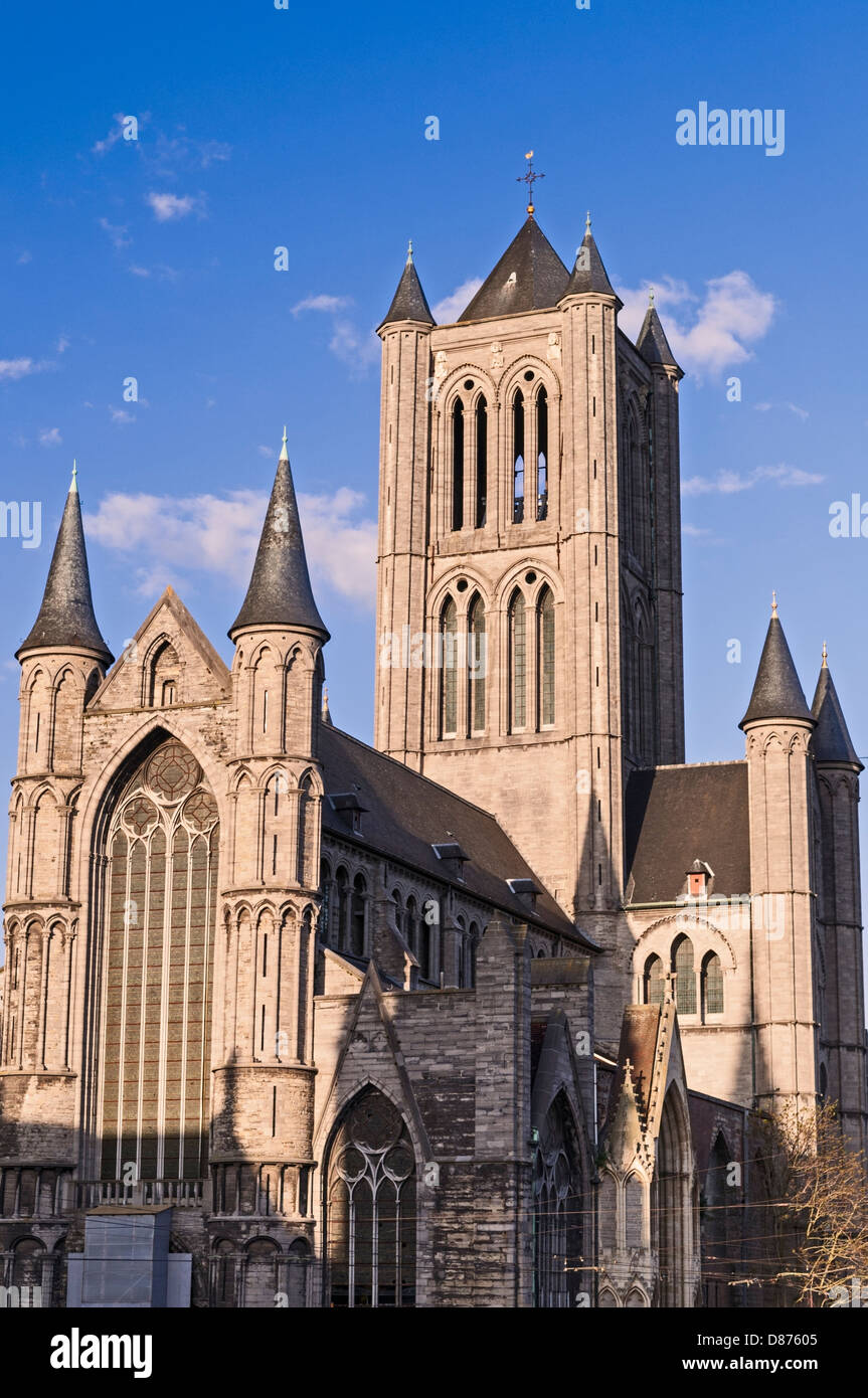 Str. Nicholas Kirche Sint Niklaaskerk Gent Belgien Stockfoto