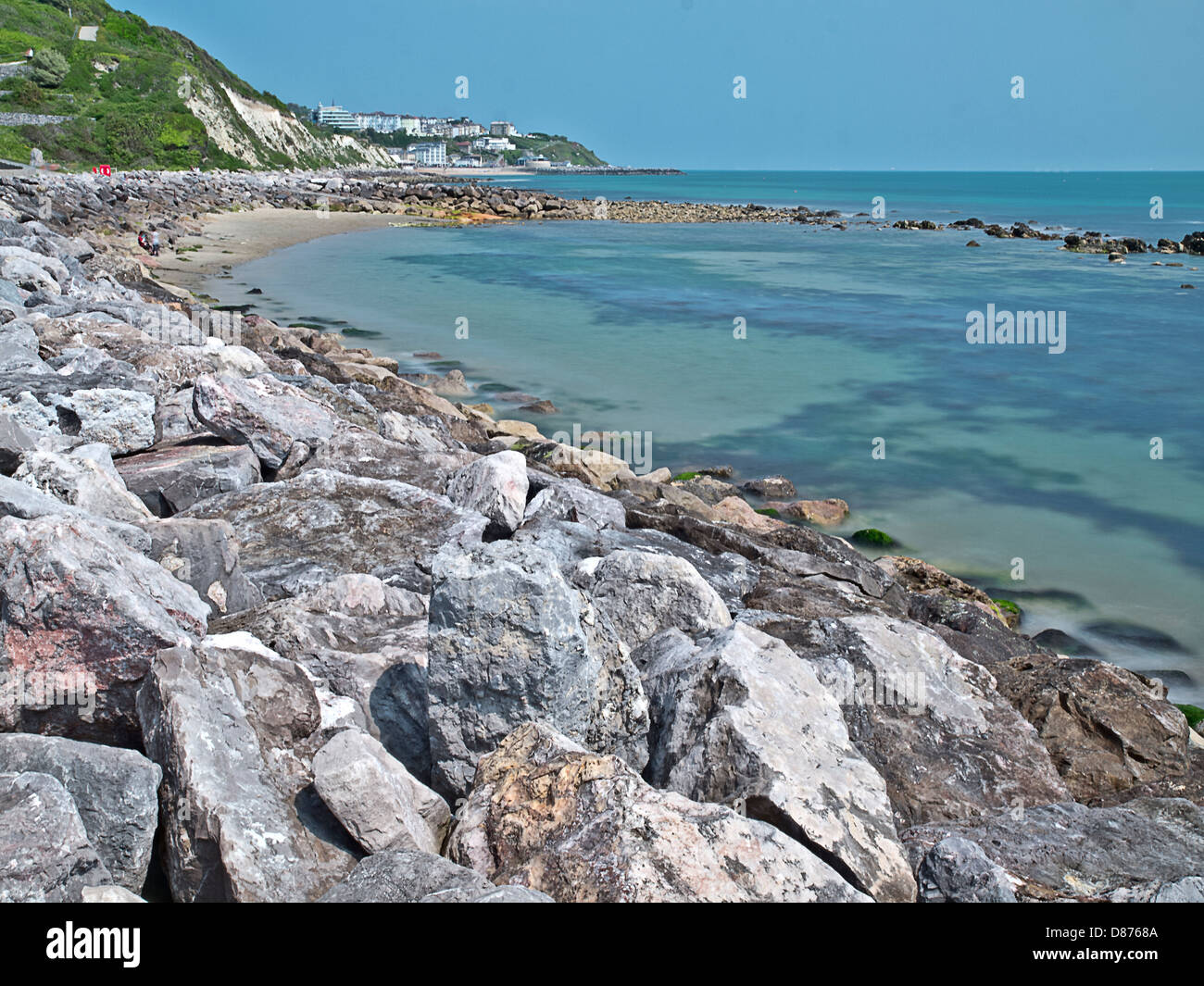 Meer Bucht, Isle Of Wight, Steephill Bucht, in der Nähe von Ventor, UK Stockfoto