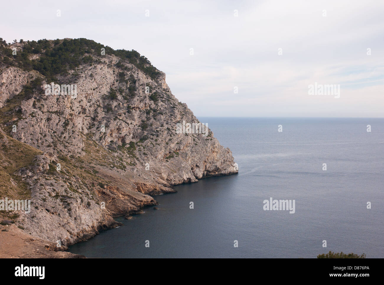 Cap Formentor Mallorca Balearen Spanien blaue Lagune Stockfoto