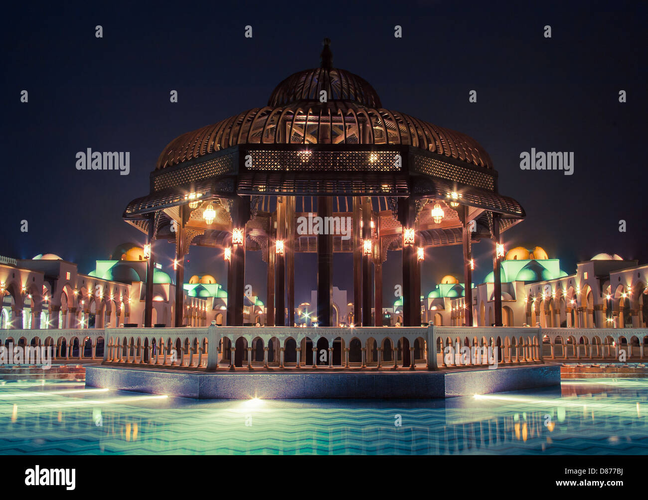 Ägyptische Casino außen Stockfoto
