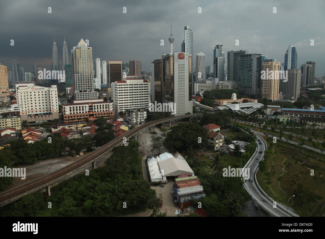 KL Kuala Lumpur Skyline malaysia Stockfoto