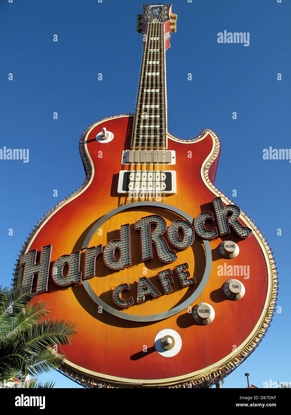Hard Rock Cafe Gitarre in Las Vegas Stockfotografie - Alamy