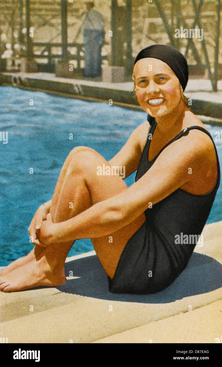 Olympische Spiele 1932 schwimmen Stockfoto, Bild 56713288 Alamy