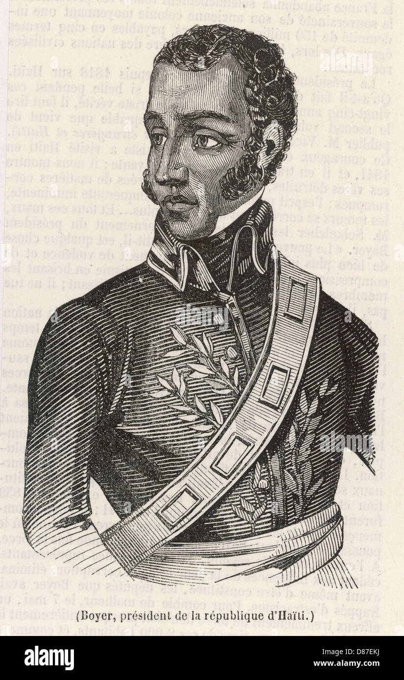 JEAN PIERRE BOYER Stockfoto
