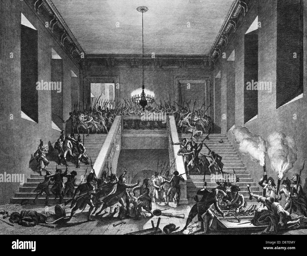 FRANZÖSISCHE REVOLUTION 1791 Stockfoto