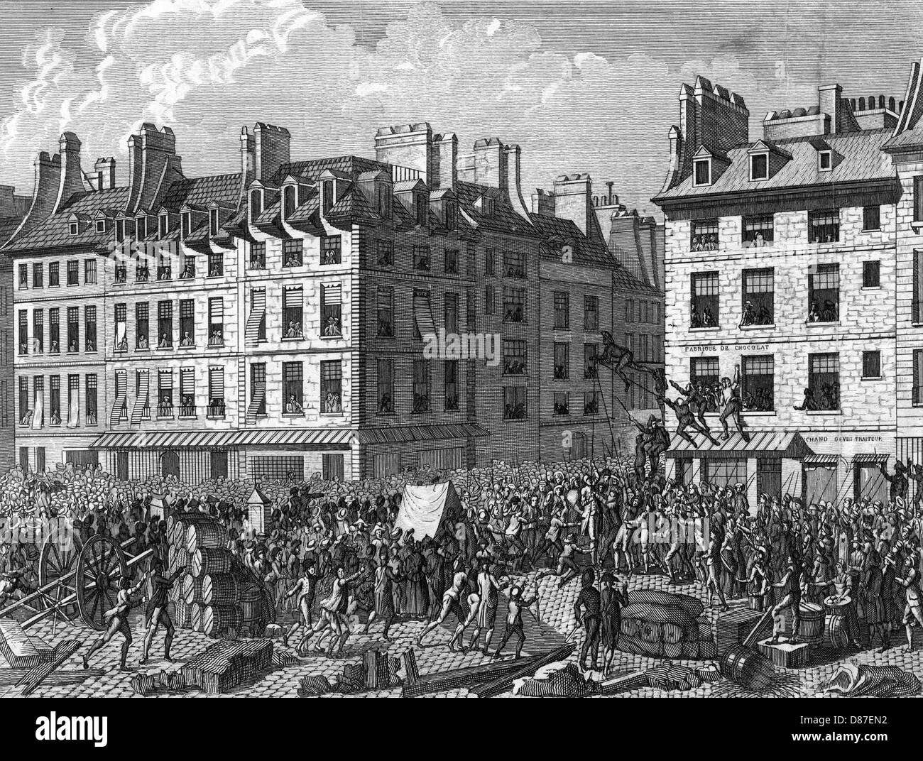 FRANZÖSISCHE REVOLUTION 1789 Stockfoto