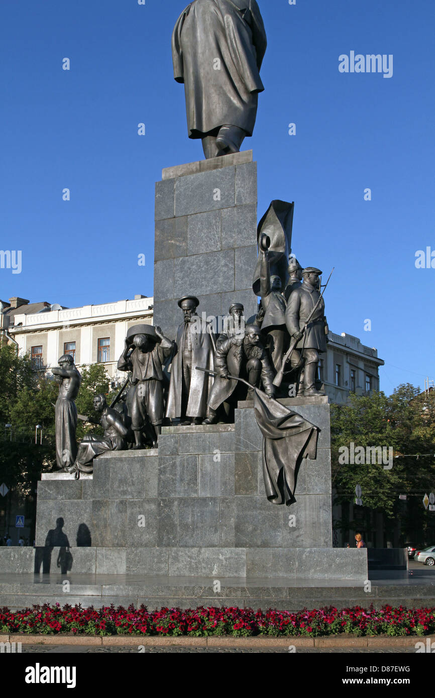 Denkmal für TARAS SHEVCHENKO Charkow UKRAINE 22. Juni 2012 Stockfoto