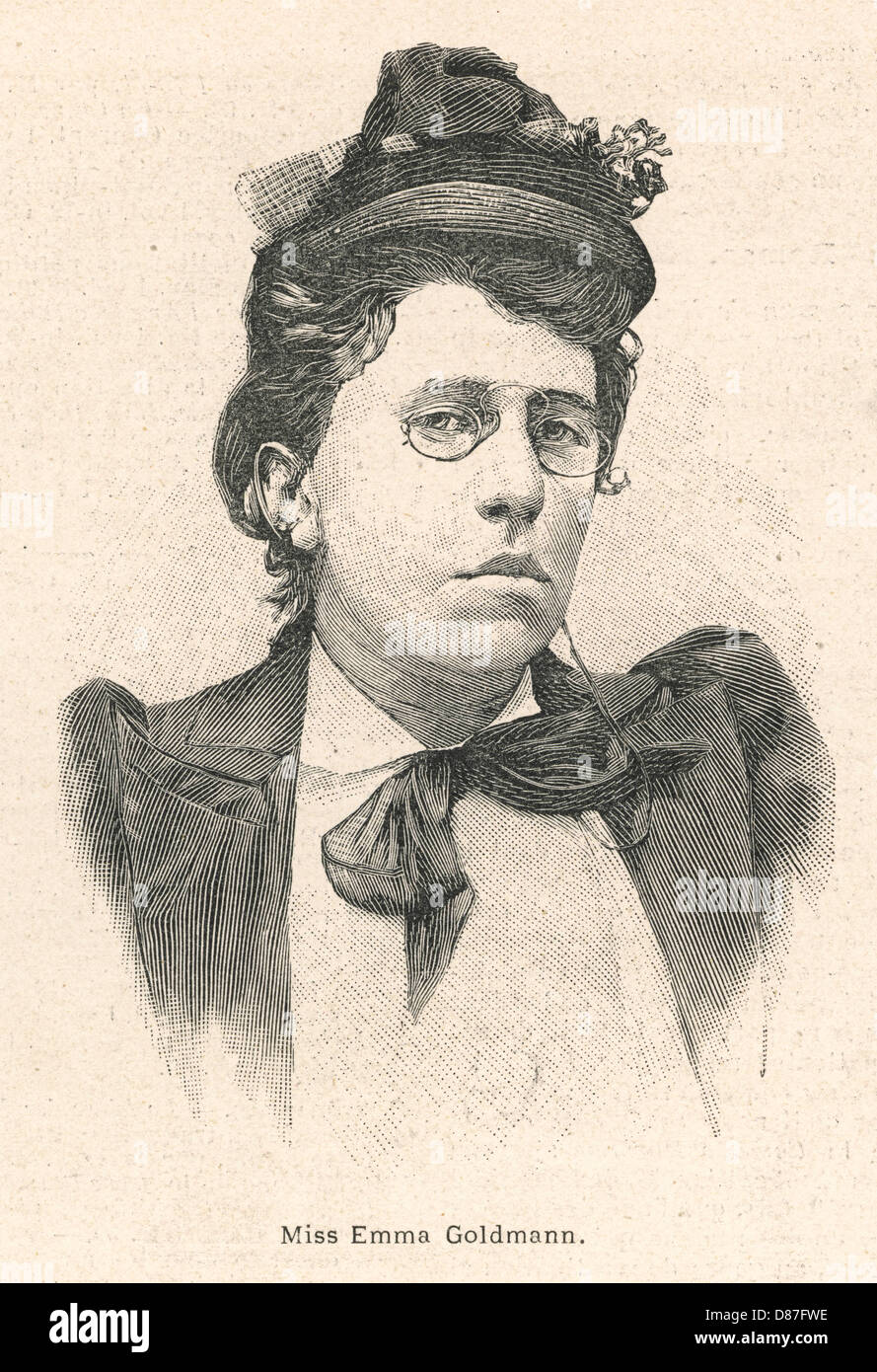 Emma Goldman 1 Stockfotografie Alamy