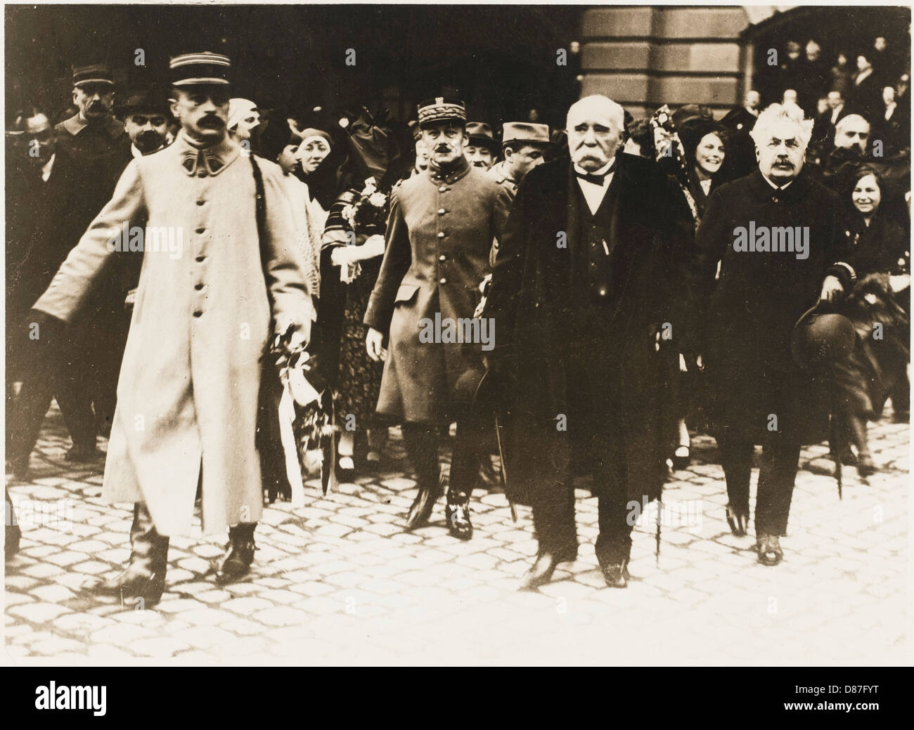 CLEMENCEAU BESUCHT DAS ELSASS Stockfoto