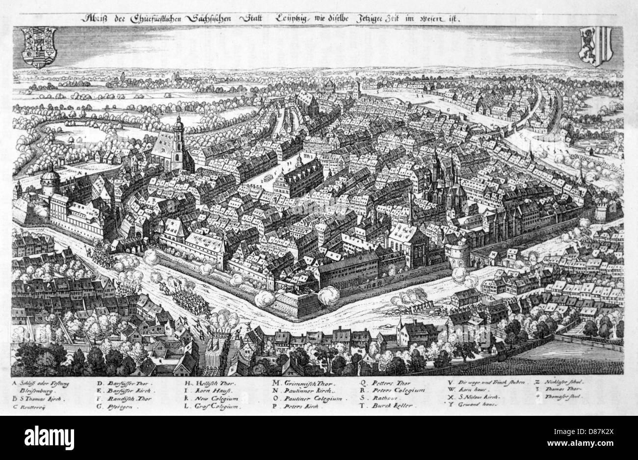 WALLENSTEIN IN LEIPZIG Stockfoto