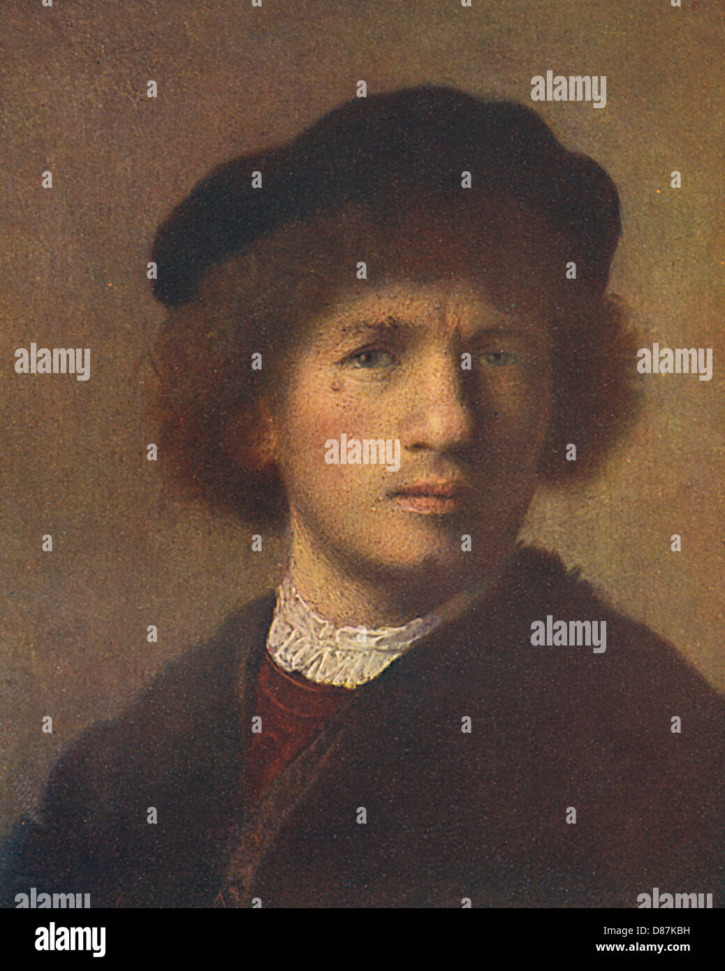 REMBRANDT, Selbstporträt Stockfoto