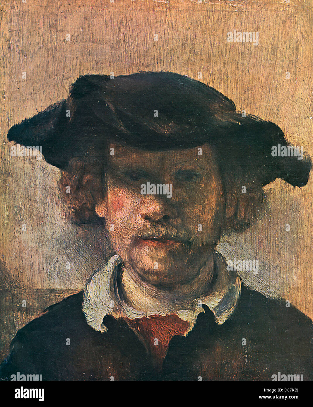 REMBRANDT, Selbstporträt Stockfoto