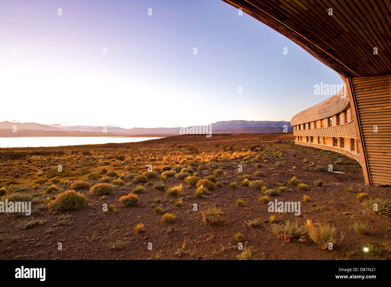 Hotel Tierra Patagonien, Chile Stockfoto