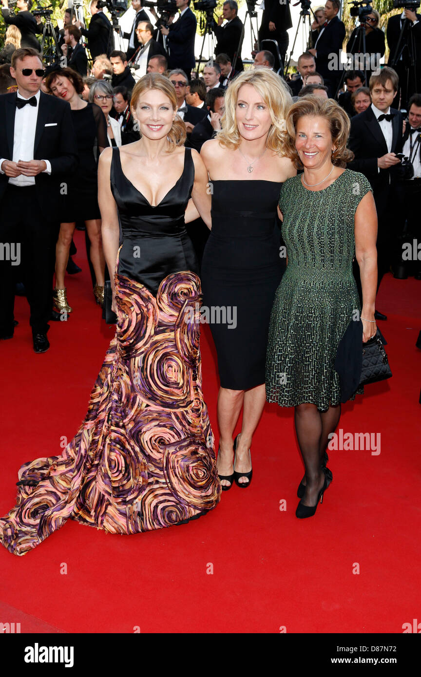 Ursula Karven, Maria Furtwaengler und Gast-Teilnahme an der "Blood Ties" premiere auf der 66. Filmfestspiele von Cannes. 20. Mai 2013 Stockfoto