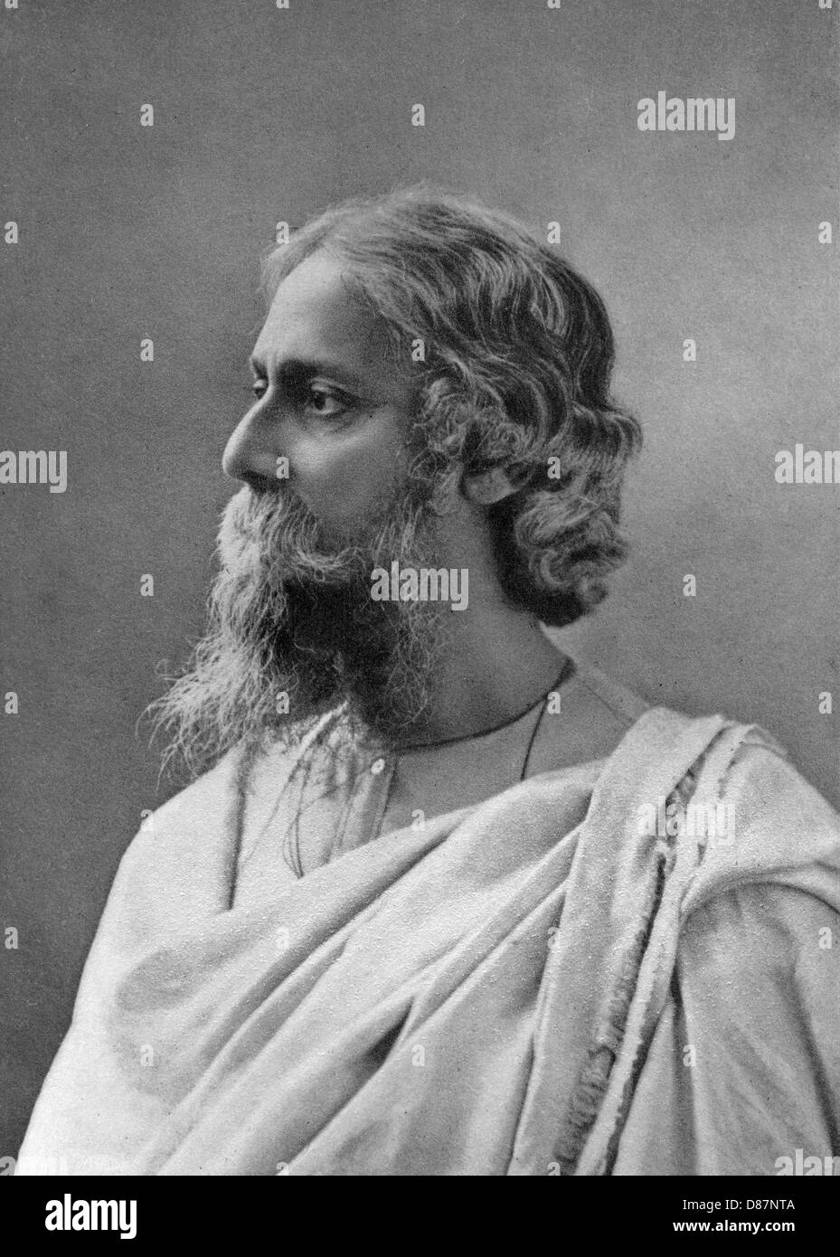 R Tagore Nobelpreis 1913 Stockfoto