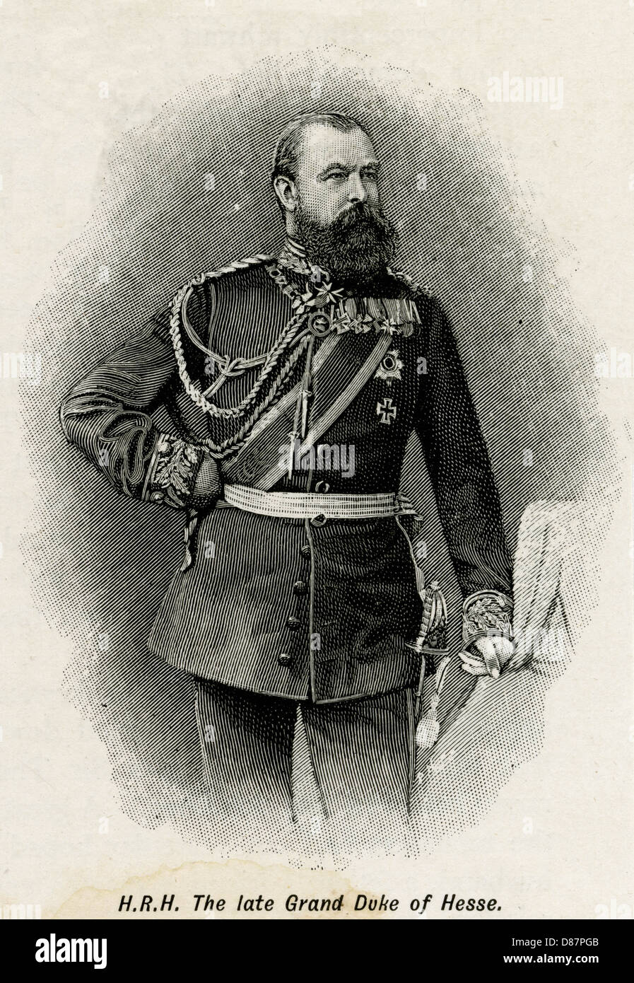 LUDWIG IV. HESSE-DARMSTAD Stockfoto