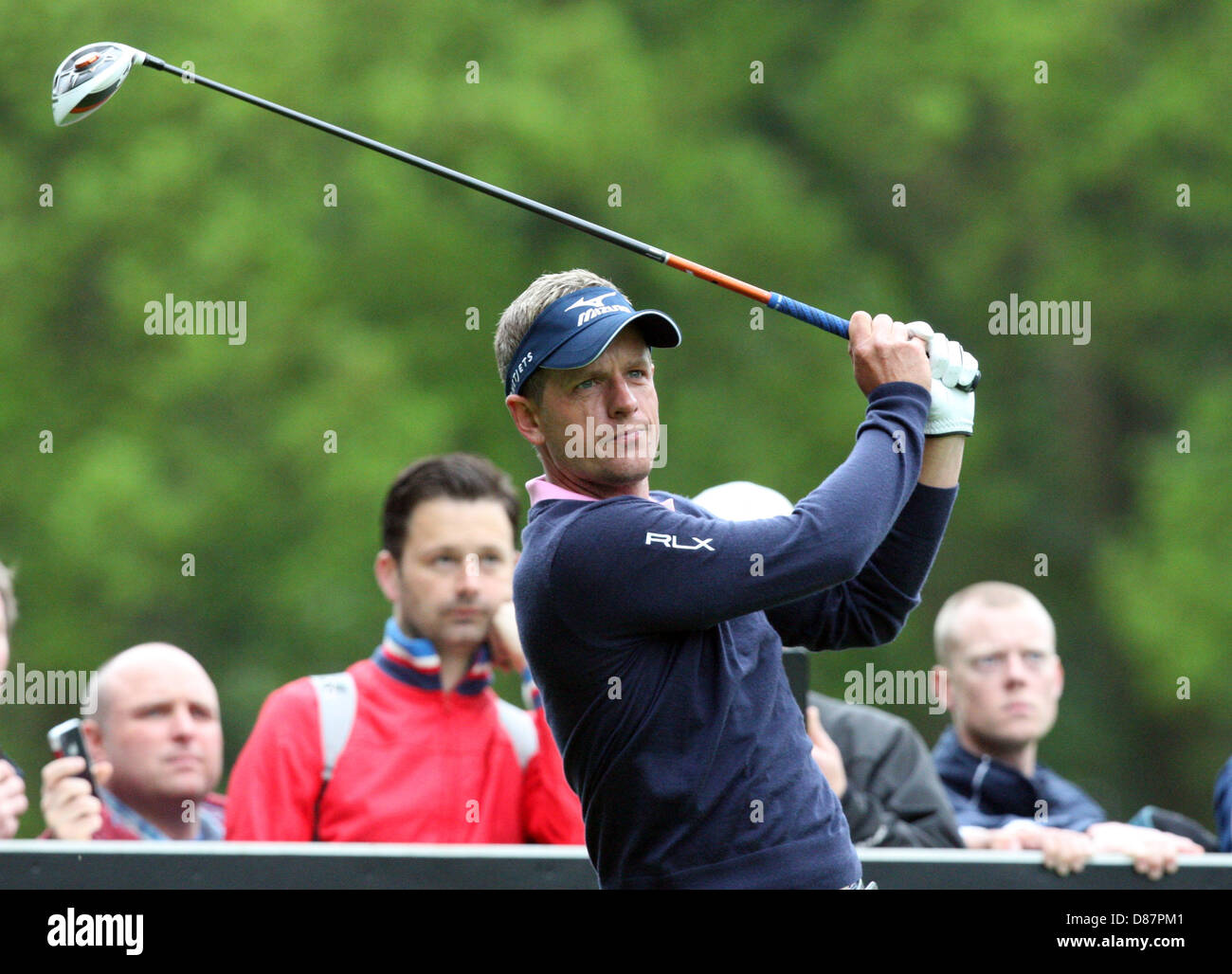 21.05.2013 Wentworth, England. Luke DONALD während des Trainings vor der BMW PGA Championships. Stockfoto