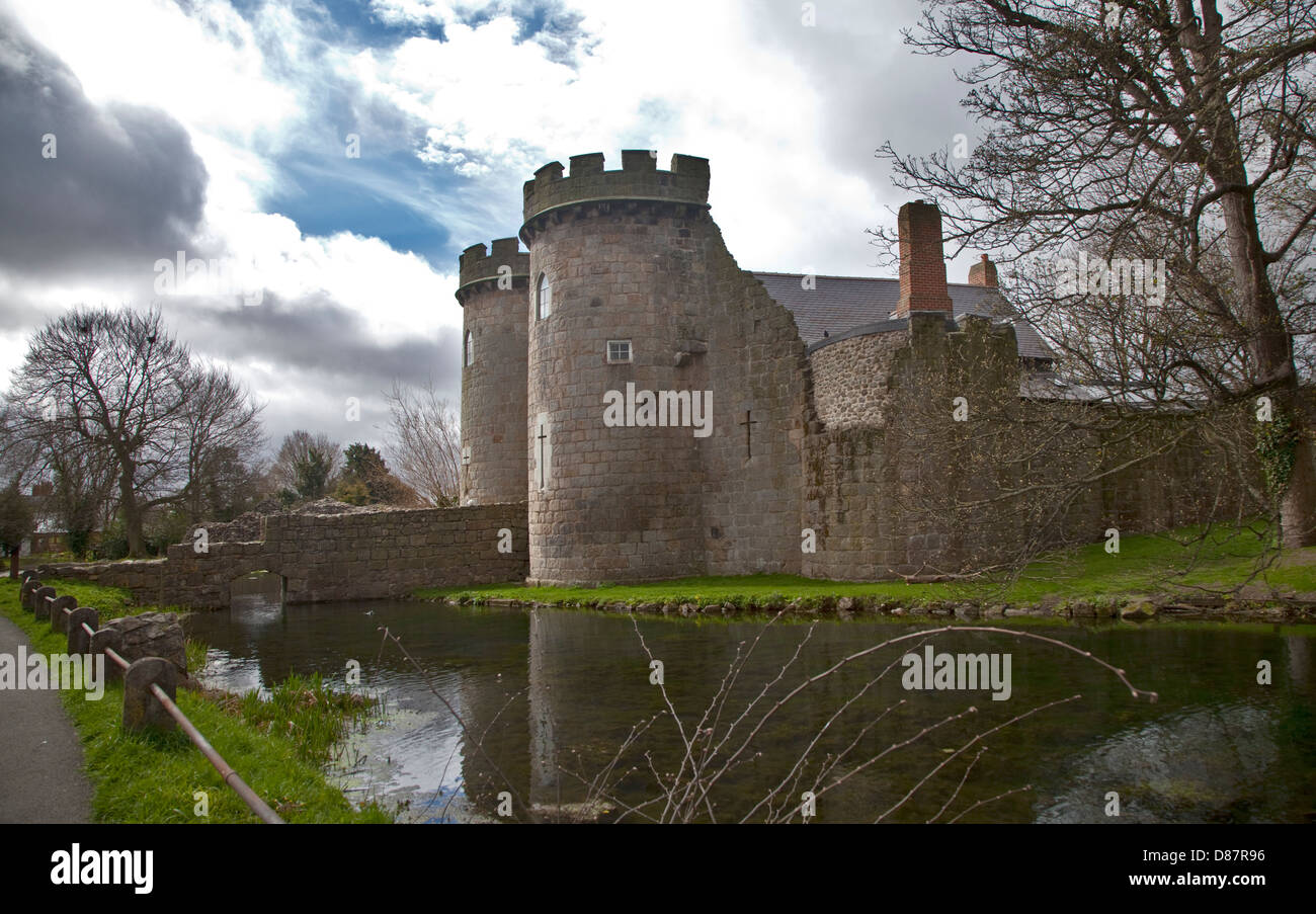 Whittington Castle, Whittington, Shropshire, England Stockfoto