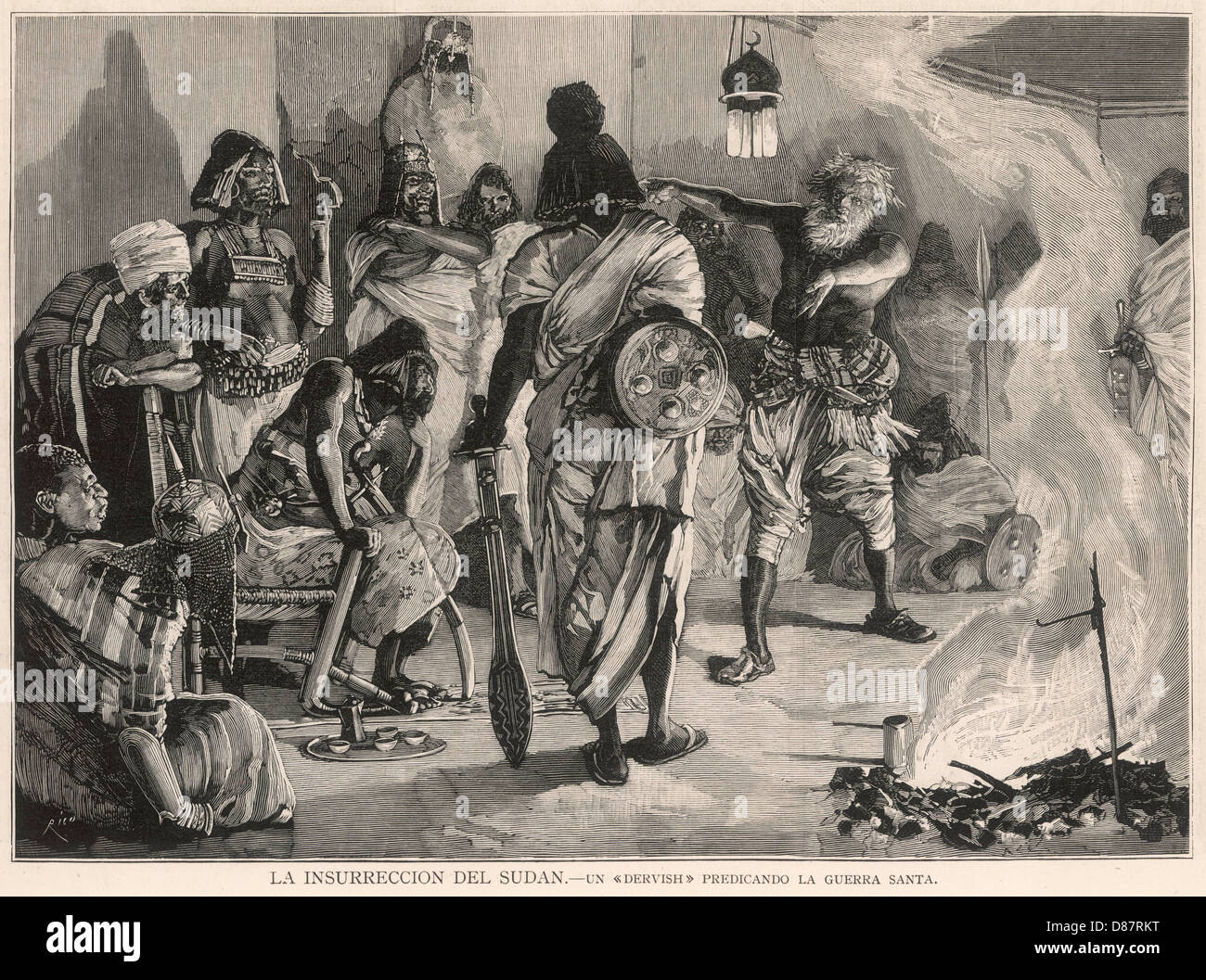 SUDAN/ HEILIGER KRIEG Stockfoto