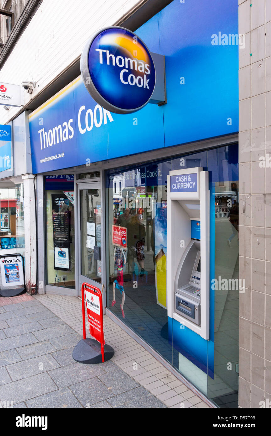Thomas Cook Reisebüro shop, Großbritannien Stockfoto