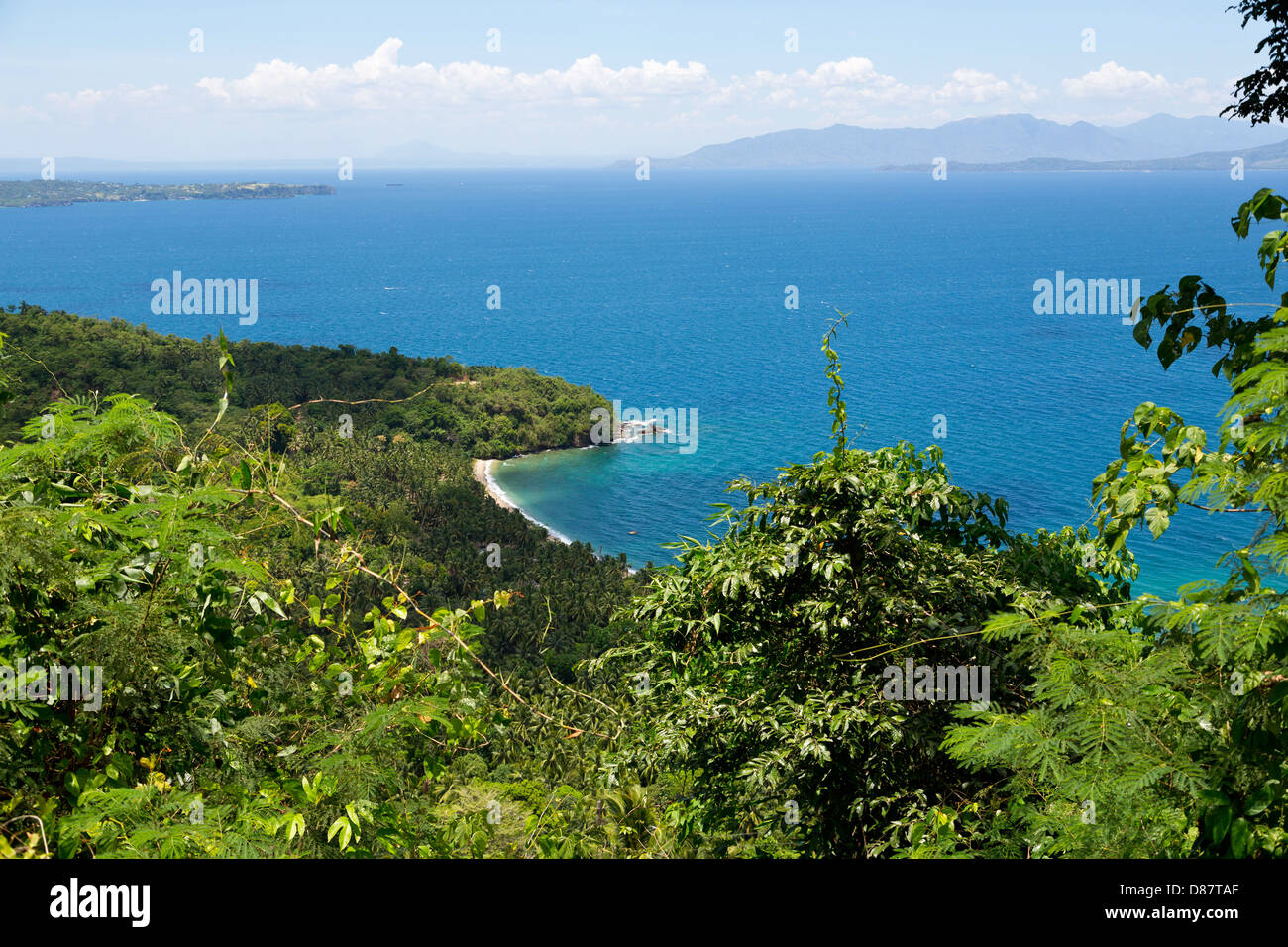 Küstenlandschaft in Oriental Mindoro, Philippinen Stockfoto