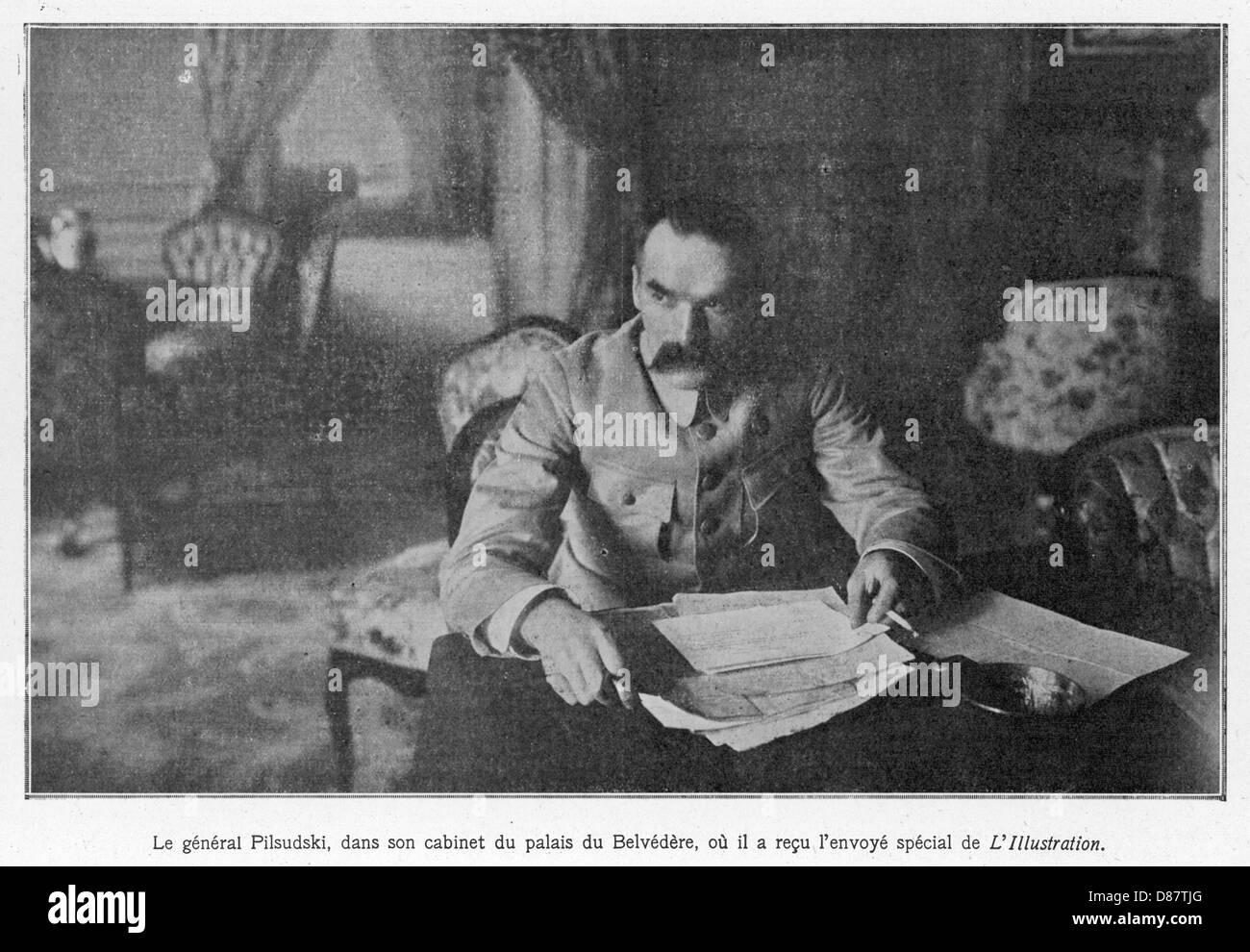 Jozef Pilsudski Stockfoto