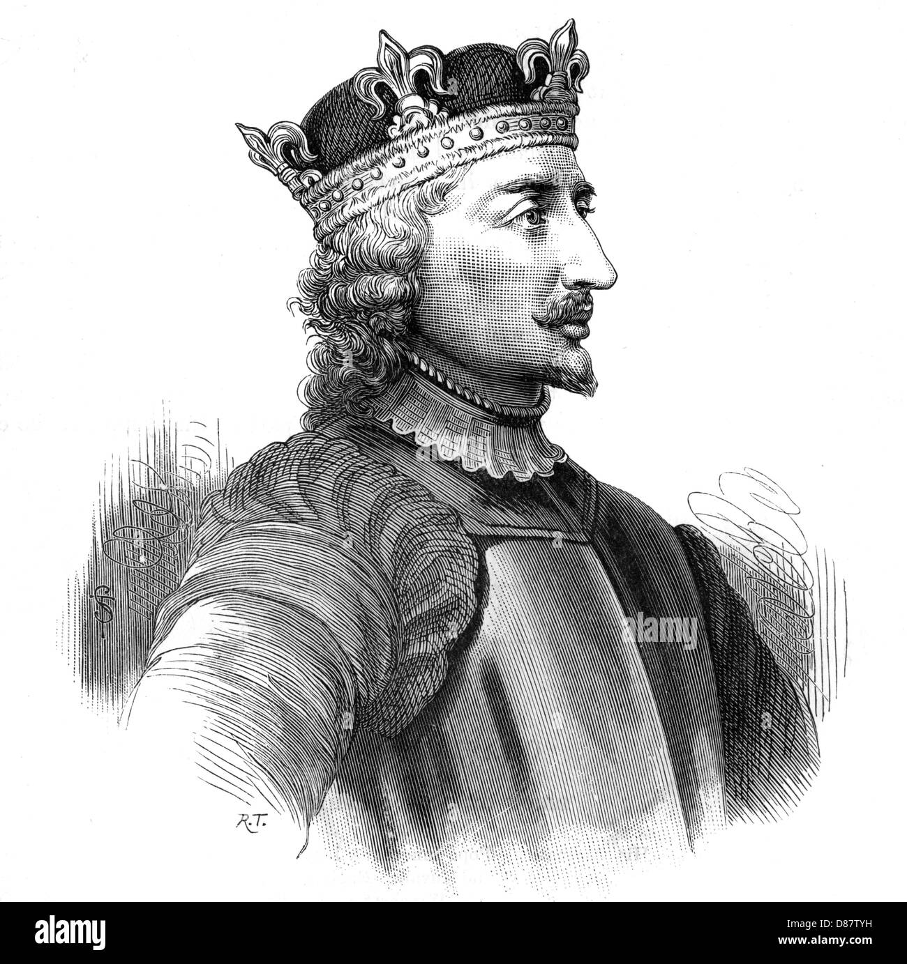 Stephen König von England Stockfoto