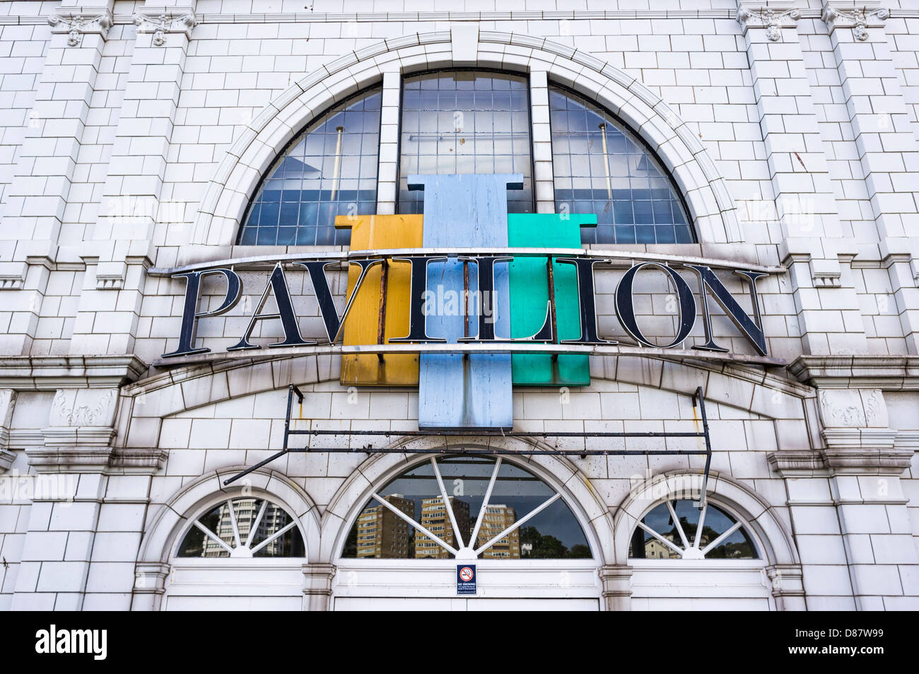 Der Pavillon in Torquay, Devon, UK - saniert und restauriert werden soll Stockfoto