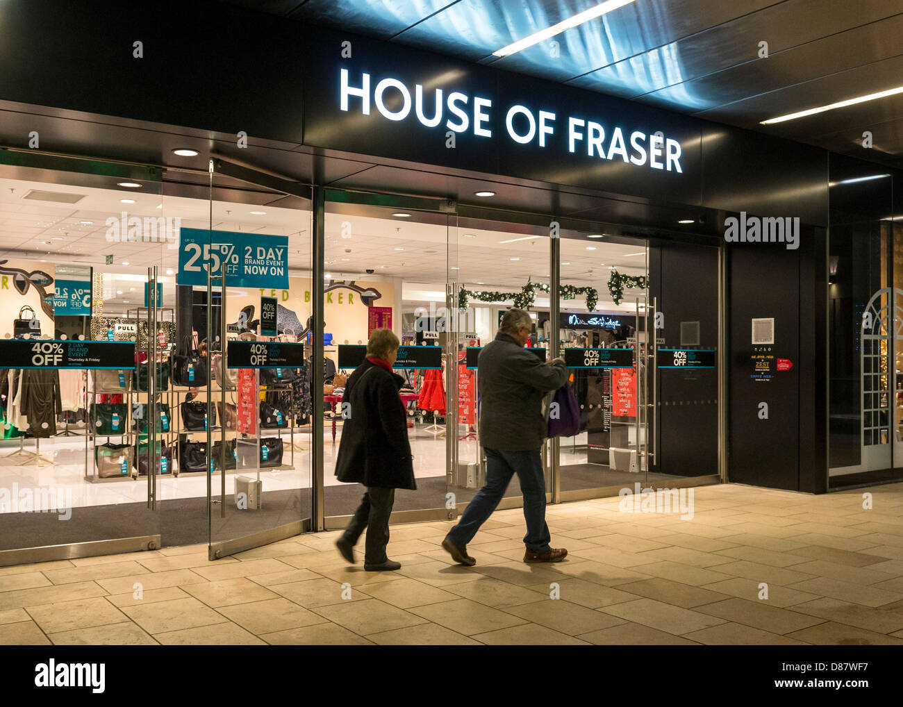 House of Fraser Kaufhaus, England, UK Stockfoto