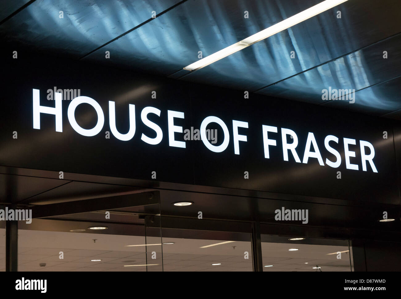House of Fraser Kaufhaus Logo, UK Stockfoto