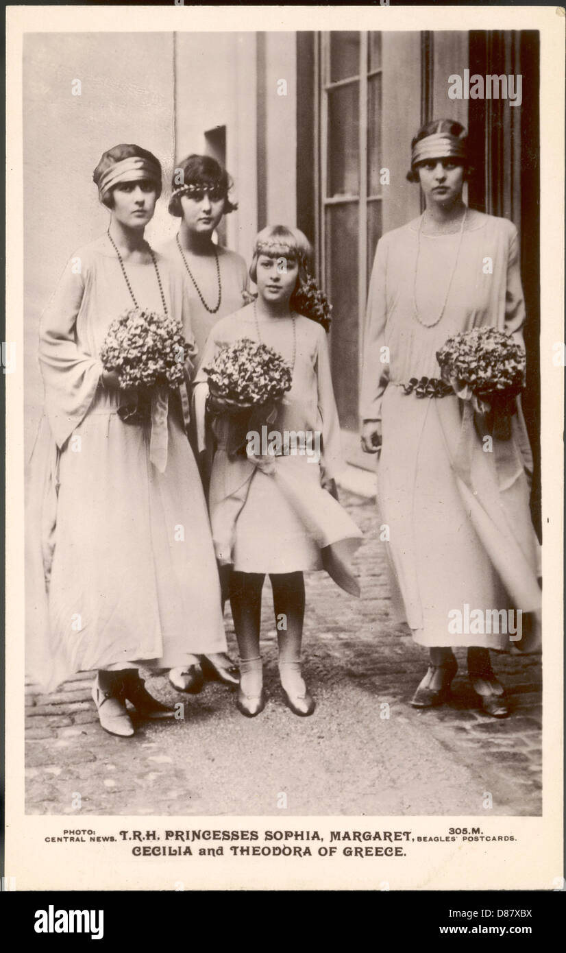 MOUNTBATTENS/1923 Stockfoto